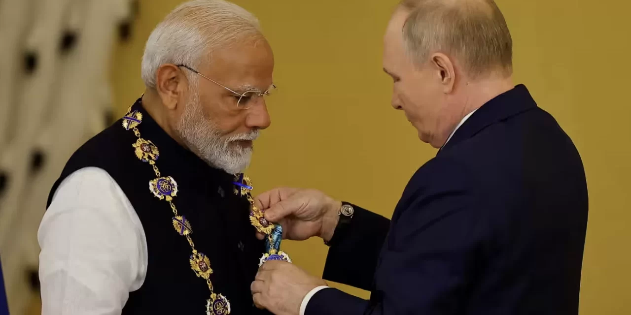 Incontro tra Modi e Putin a Mosca: Appello alla pace e critiche internazionali