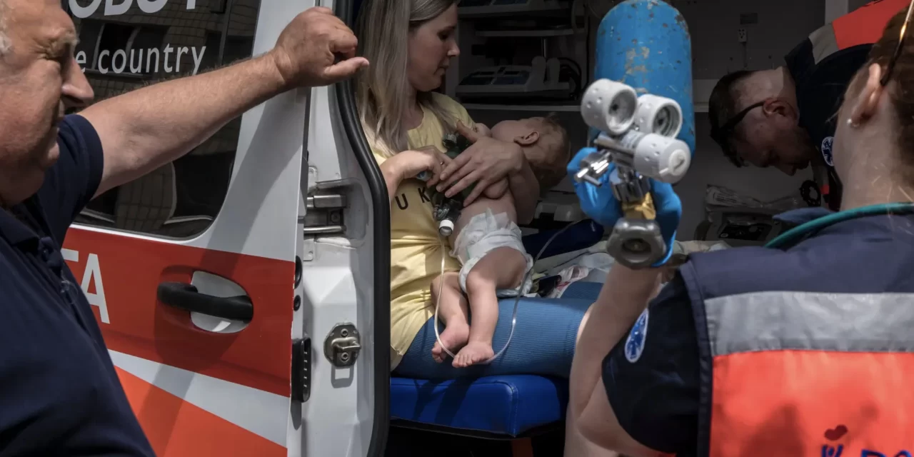 Attacco a Kiev: L’Ospedale Pediatrico Colpito da un Bombardamento Russo