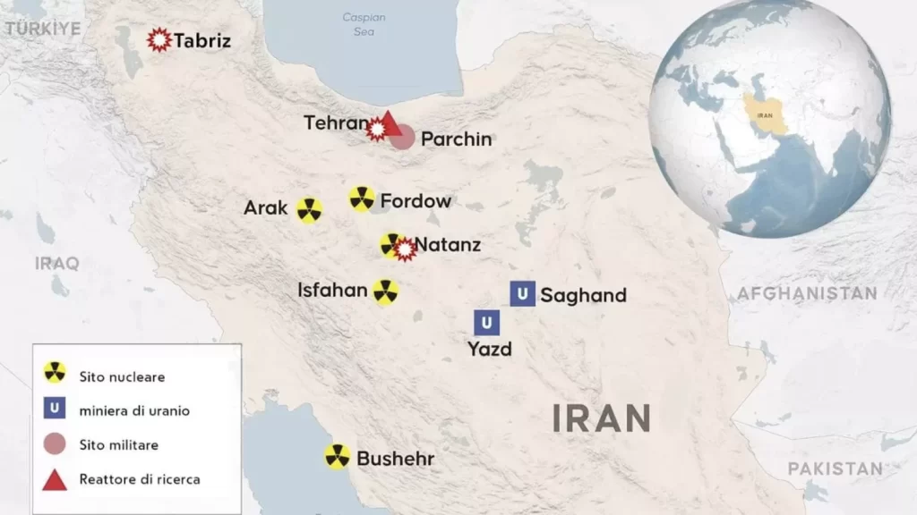 siti nucleari iraniani