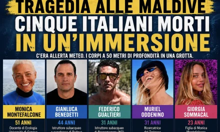 Cinque sub italiani perdono la vita alle Maldive
