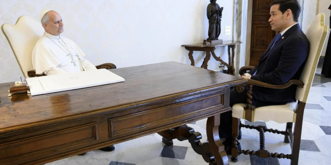 Marco Rubio in Vaticano. Incontro con Leone XIV e l’omologo della Santa Sede, Pietro card. Parolin