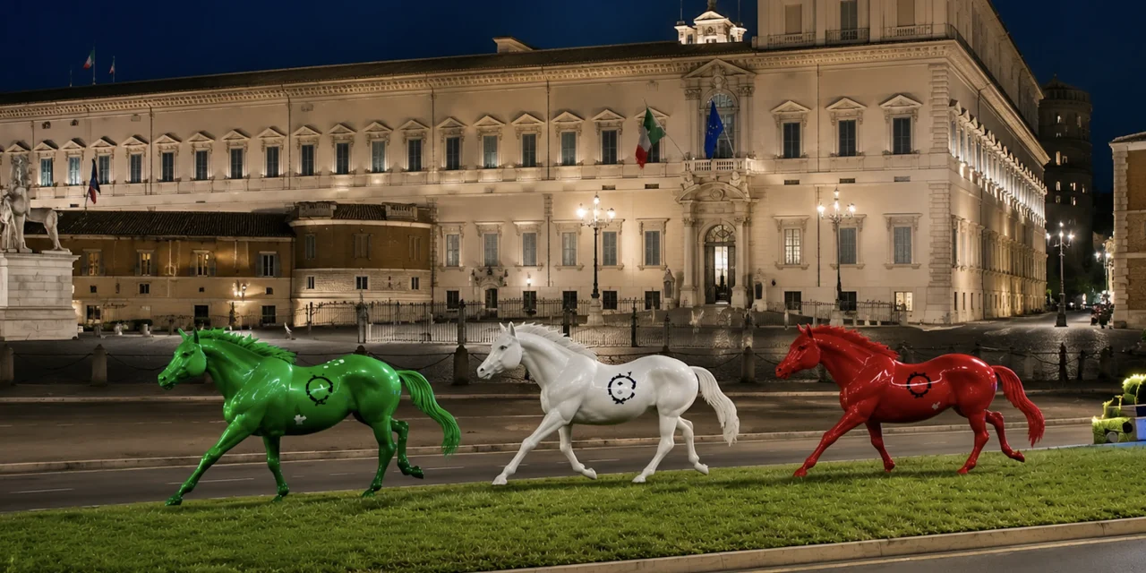 Ottant’anni di Repubblica, mentre i cavalli corrono liberi sulla Colombo