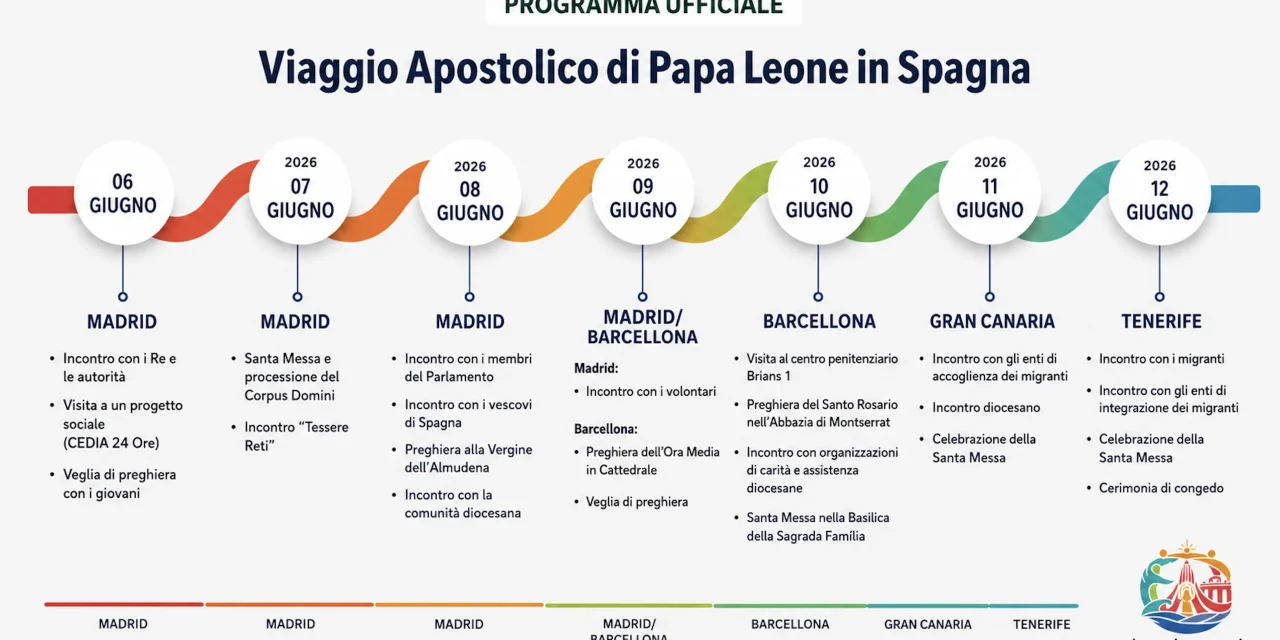 Leone XIV in Spagna: Sette giorni sulla soglia