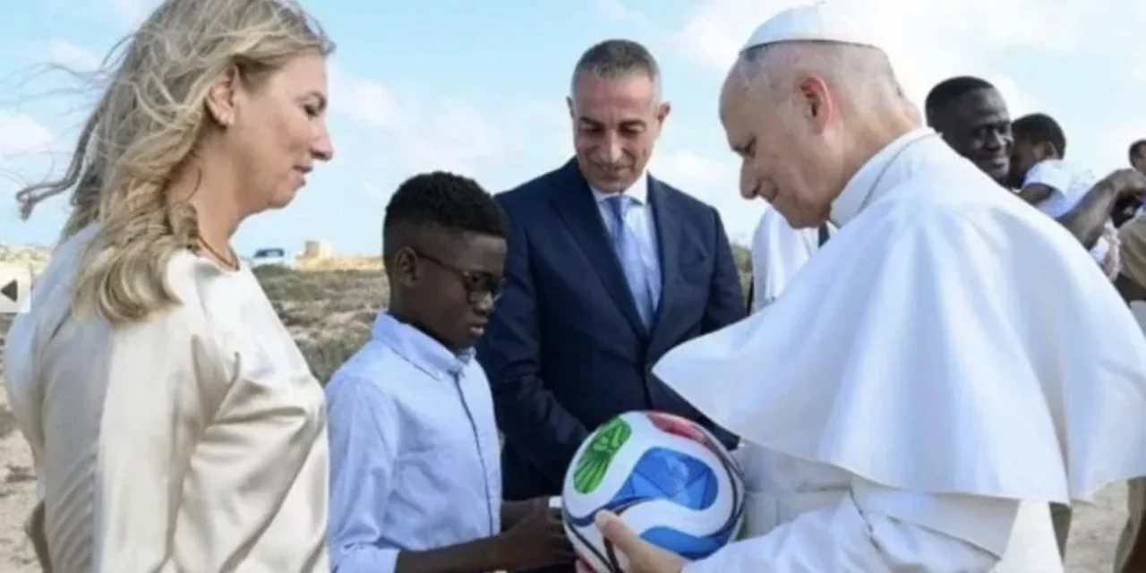 Leonardo, Leone XIV e il pallone che il mare non ha inghiottito