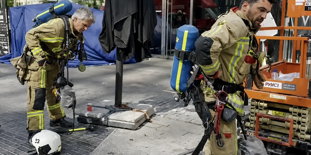Grave incendio al centro di Bruxelles