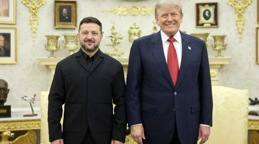 Due guerre, un solo tavolo: il nuovo equilibrio di Trump 1 trump zelesky