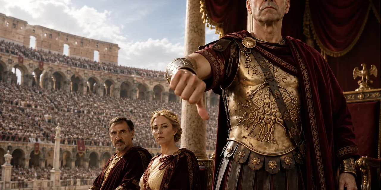 L’imperatore di cartone e la politica trasformata in arena