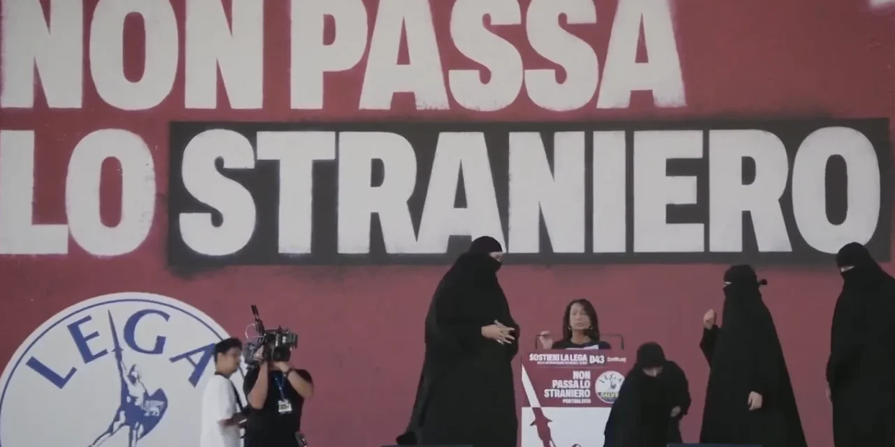 Burqa, stranieri e palchi elettorali: quando la politica diventa teatro e dimentica le persone